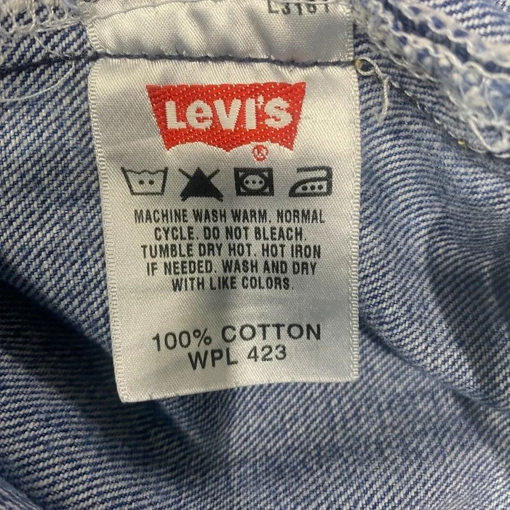 Vintage Levis 501 Jeans Mens W40 L32 (38x31) Button Fly Straight Leg Red Tab 90'